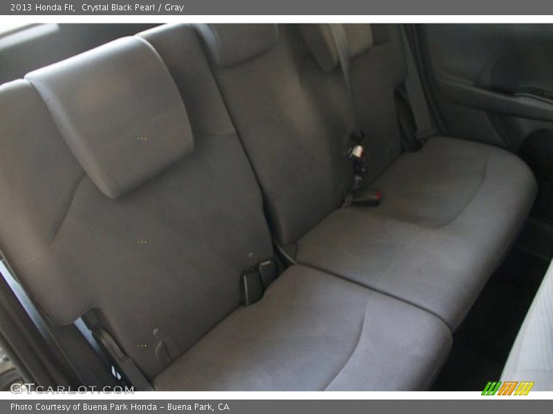 Crystal Black Pearl / Gray 2013 Honda Fit