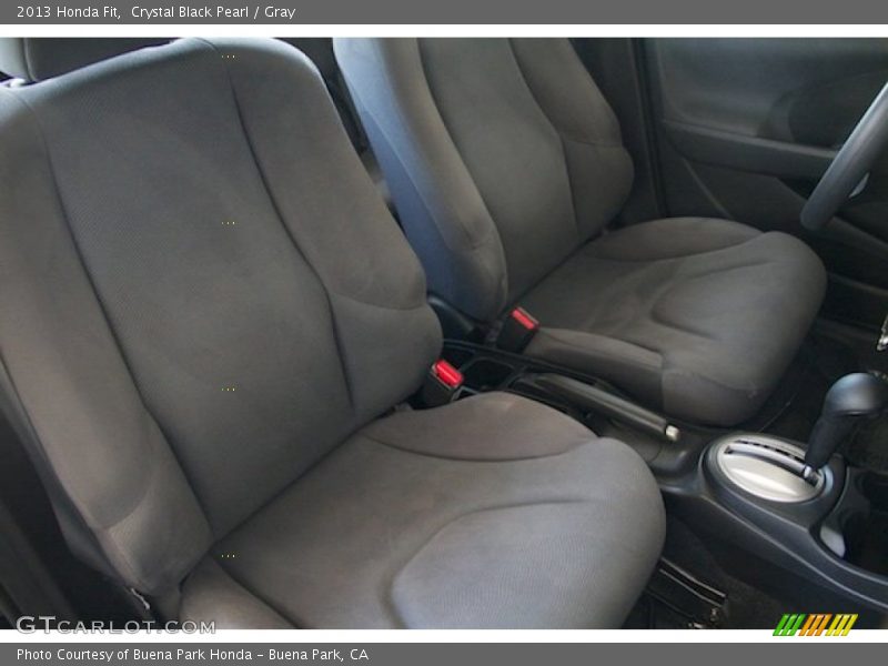 Crystal Black Pearl / Gray 2013 Honda Fit