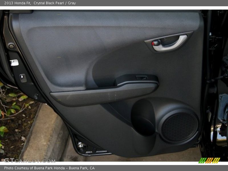 Crystal Black Pearl / Gray 2013 Honda Fit
