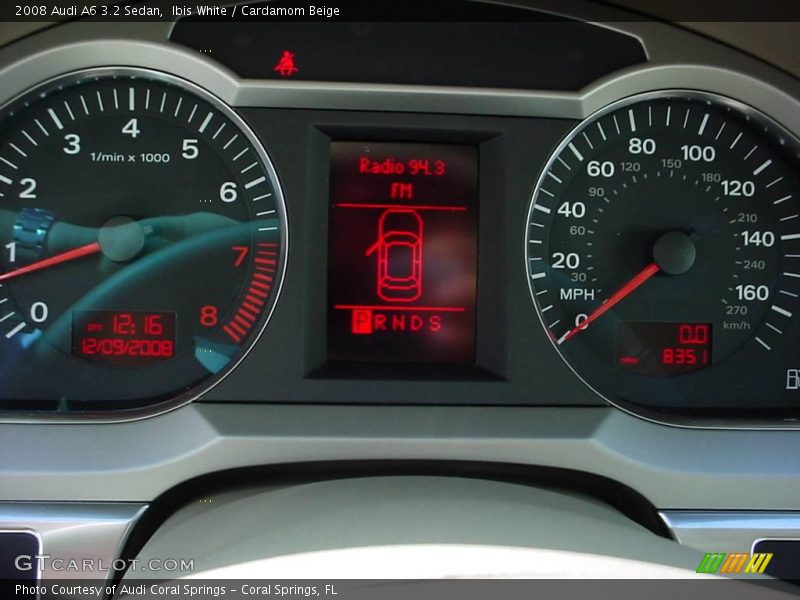 Ibis White / Cardamom Beige 2008 Audi A6 3.2 Sedan