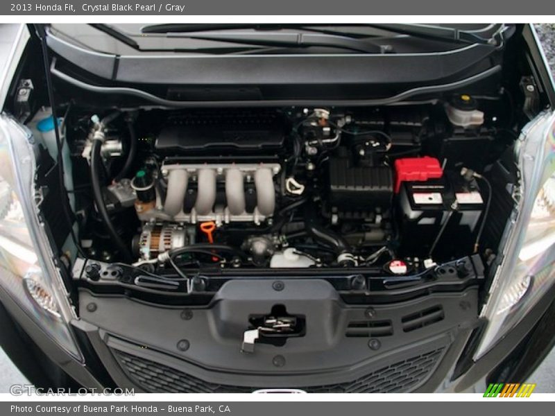 Crystal Black Pearl / Gray 2013 Honda Fit