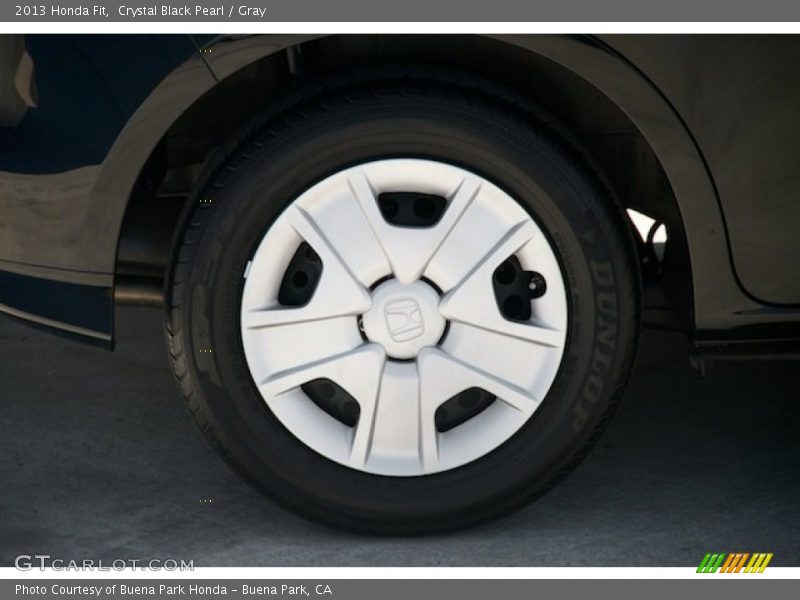 Crystal Black Pearl / Gray 2013 Honda Fit