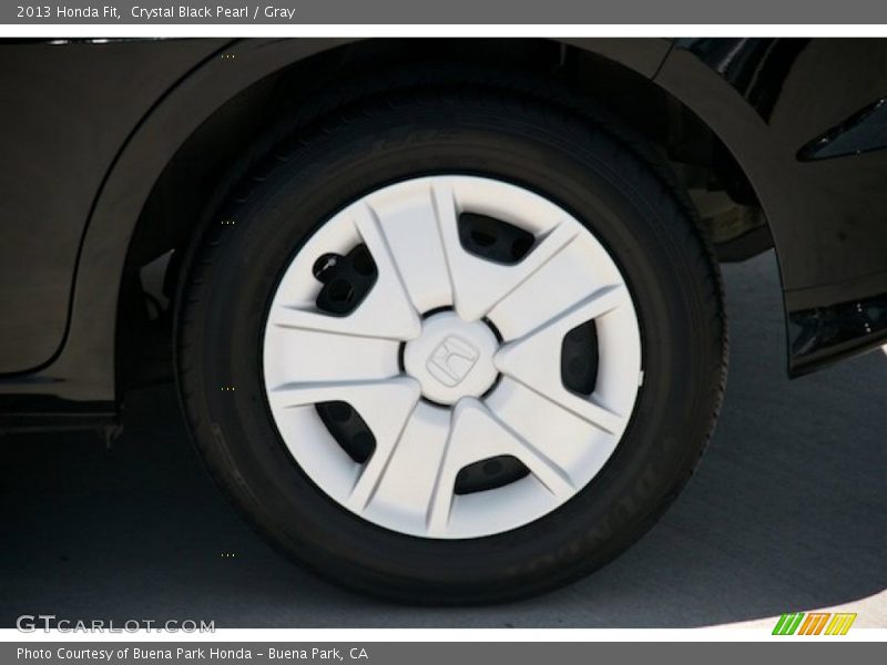 Crystal Black Pearl / Gray 2013 Honda Fit