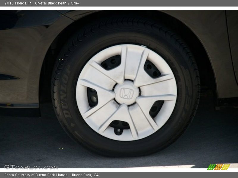 Crystal Black Pearl / Gray 2013 Honda Fit