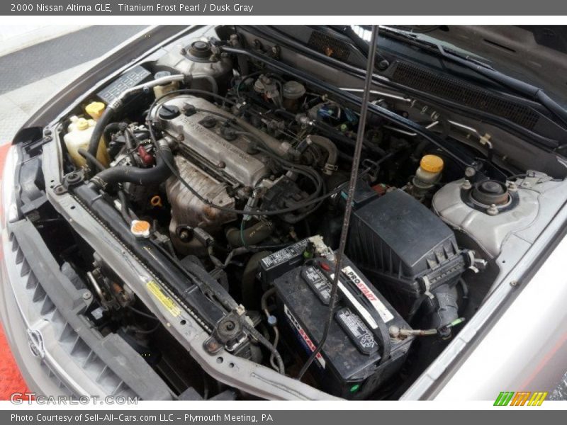 Titanium Frost Pearl / Dusk Gray 2000 Nissan Altima GLE