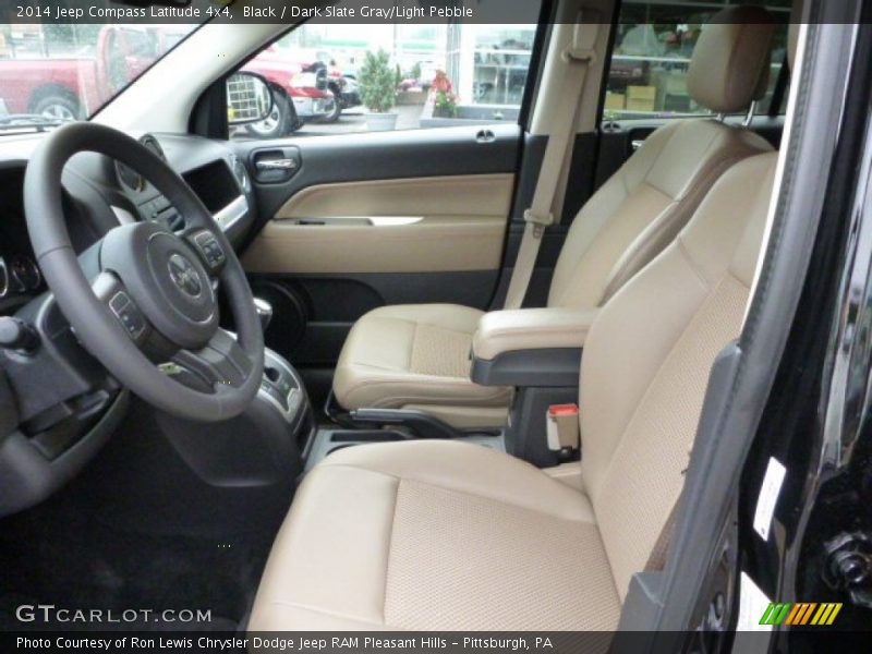 Black / Dark Slate Gray/Light Pebble 2014 Jeep Compass Latitude 4x4