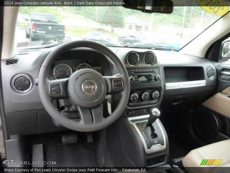 Black / Dark Slate Gray/Light Pebble 2014 Jeep Compass Latitude 4x4