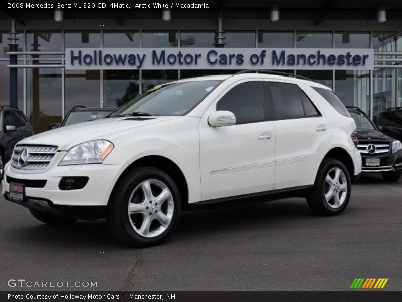 Arctic White / Macadamia 2008 Mercedes-Benz ML 320 CDI 4Matic