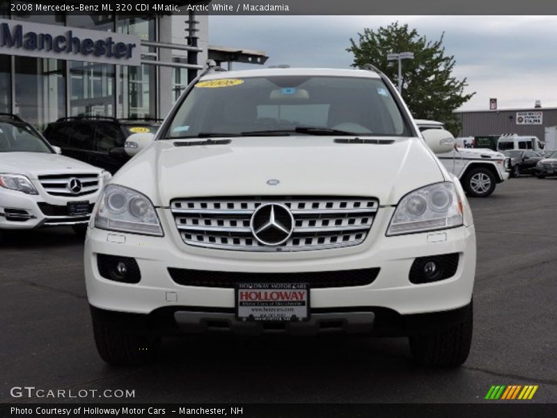 Arctic White / Macadamia 2008 Mercedes-Benz ML 320 CDI 4Matic