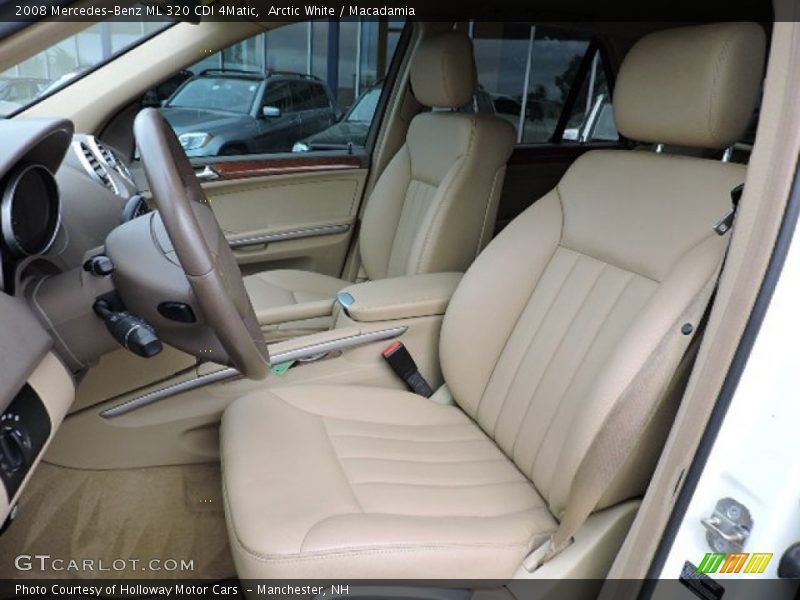Arctic White / Macadamia 2008 Mercedes-Benz ML 320 CDI 4Matic