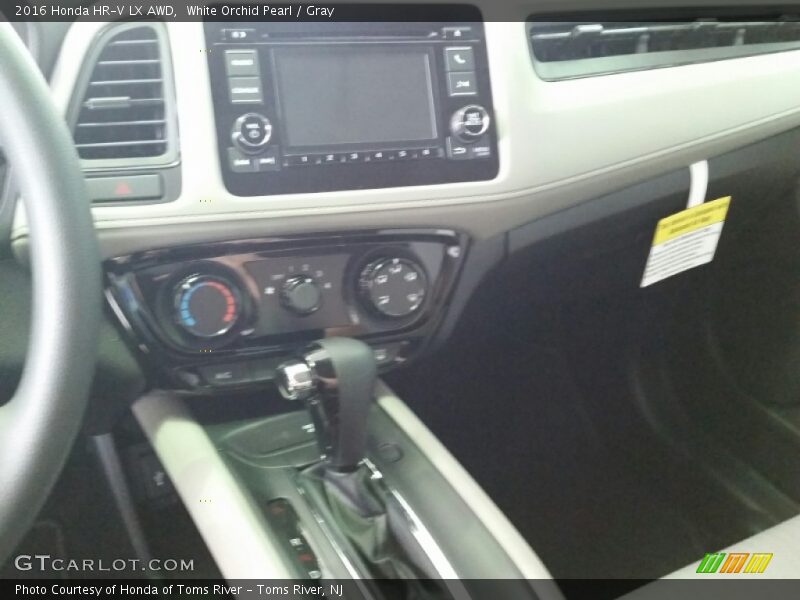 White Orchid Pearl / Gray 2016 Honda HR-V LX AWD