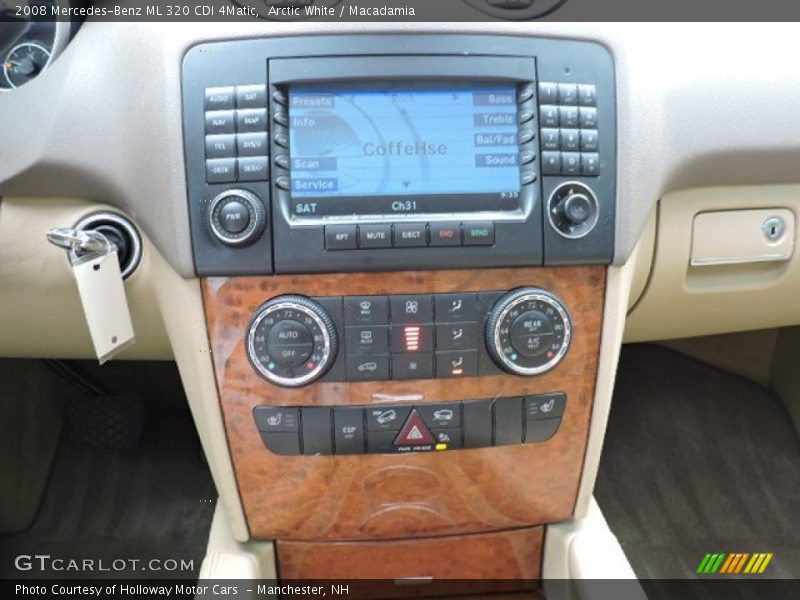 Arctic White / Macadamia 2008 Mercedes-Benz ML 320 CDI 4Matic