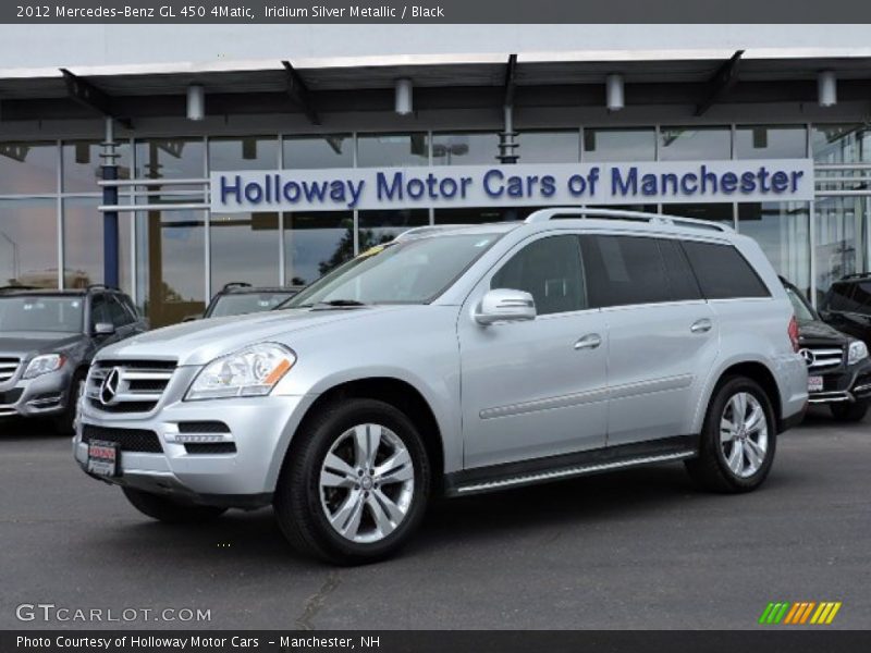 Iridium Silver Metallic / Black 2012 Mercedes-Benz GL 450 4Matic