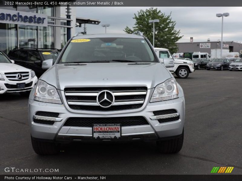 Iridium Silver Metallic / Black 2012 Mercedes-Benz GL 450 4Matic