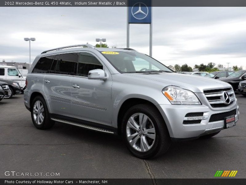 Iridium Silver Metallic / Black 2012 Mercedes-Benz GL 450 4Matic