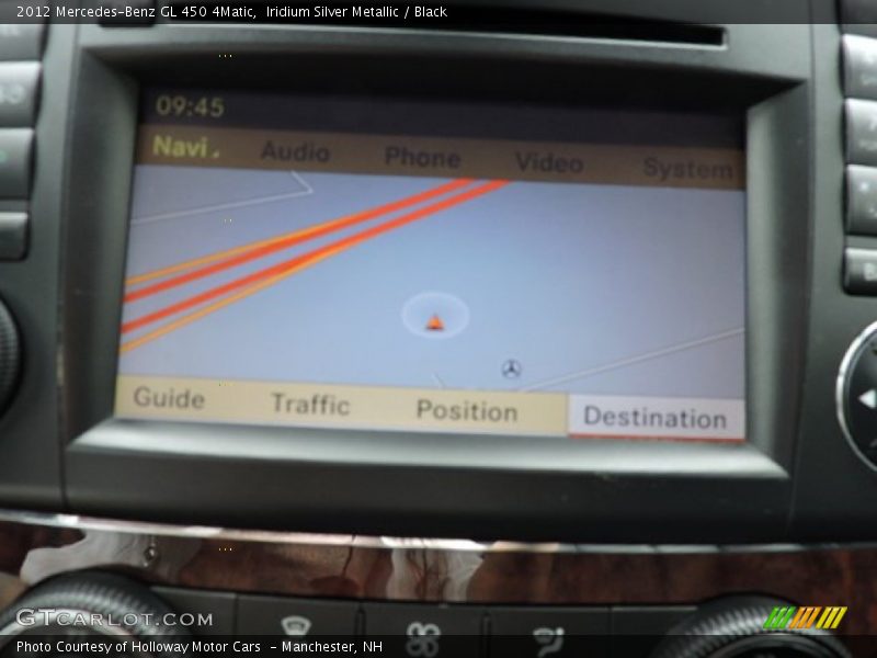 Iridium Silver Metallic / Black 2012 Mercedes-Benz GL 450 4Matic