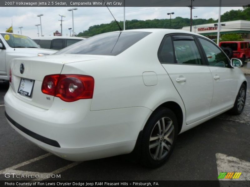 Campanella White / Art Gray 2007 Volkswagen Jetta 2.5 Sedan