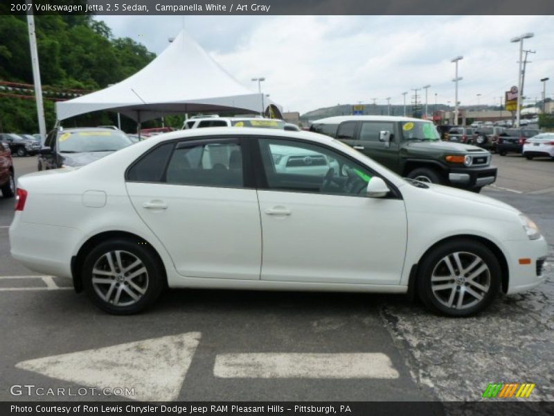 Campanella White / Art Gray 2007 Volkswagen Jetta 2.5 Sedan