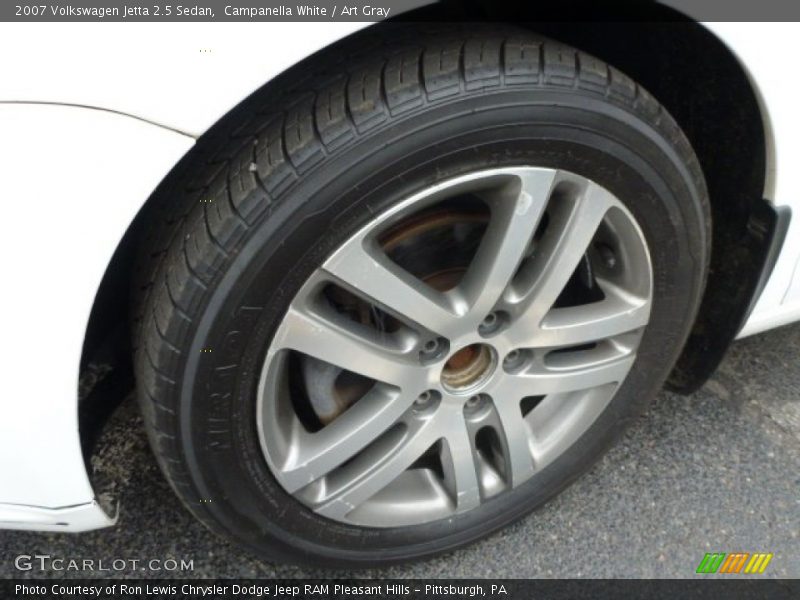 Campanella White / Art Gray 2007 Volkswagen Jetta 2.5 Sedan