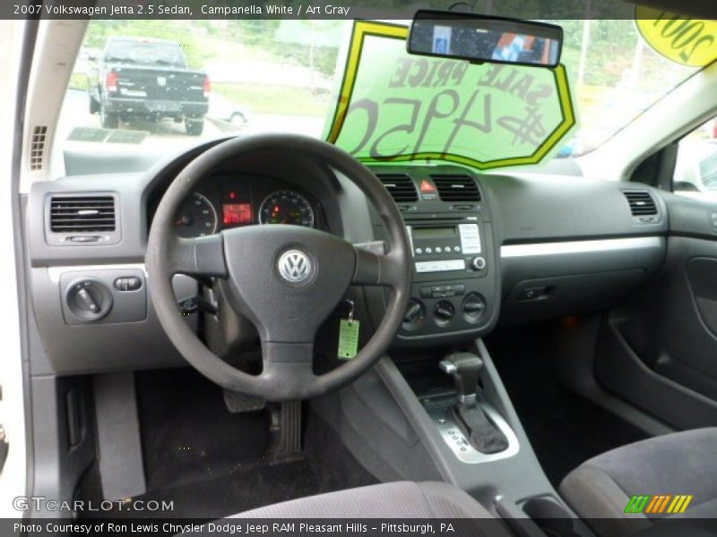 Campanella White / Art Gray 2007 Volkswagen Jetta 2.5 Sedan