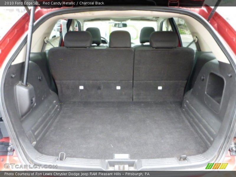 Red Candy Metallic / Charcoal Black 2010 Ford Edge SEL