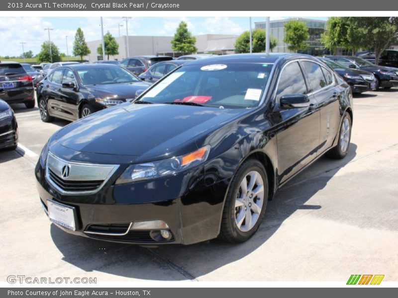 Crystal Black Pearl / Graystone 2013 Acura TL Technology