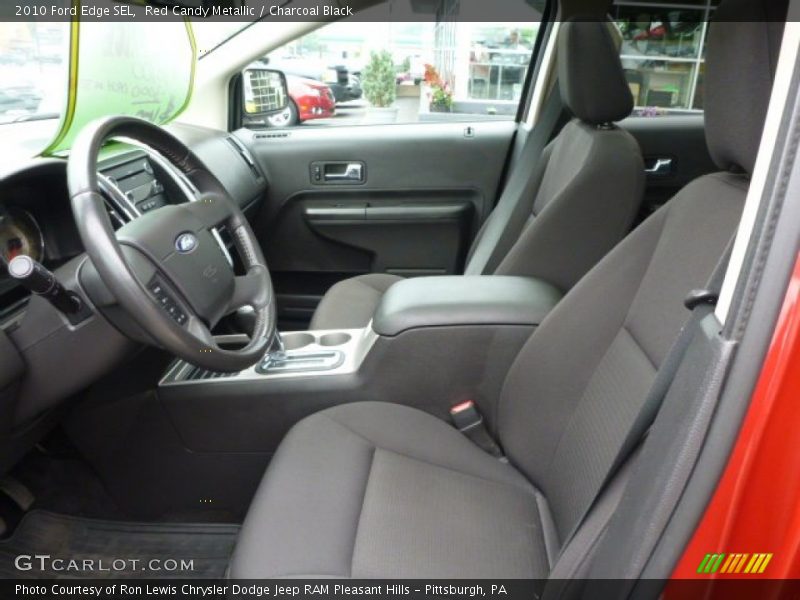 Red Candy Metallic / Charcoal Black 2010 Ford Edge SEL