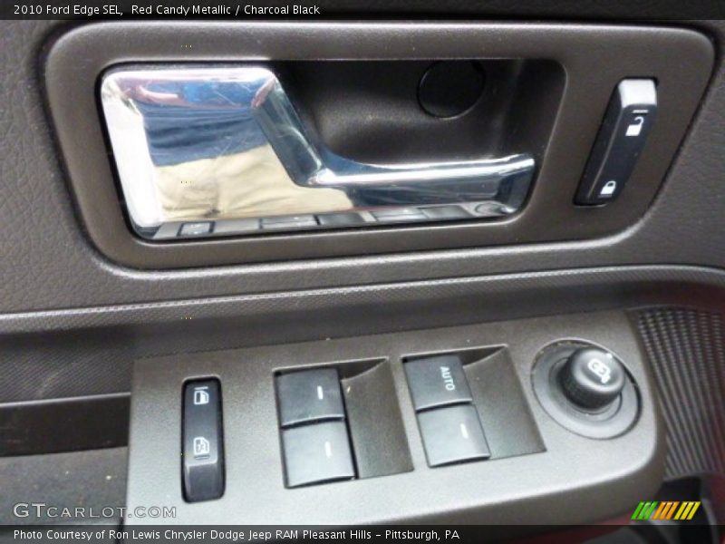 Red Candy Metallic / Charcoal Black 2010 Ford Edge SEL