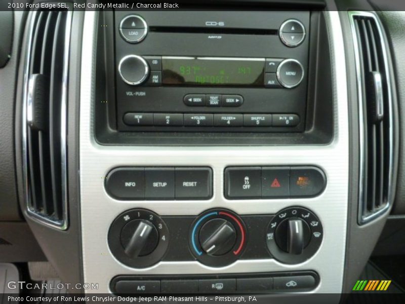 Red Candy Metallic / Charcoal Black 2010 Ford Edge SEL