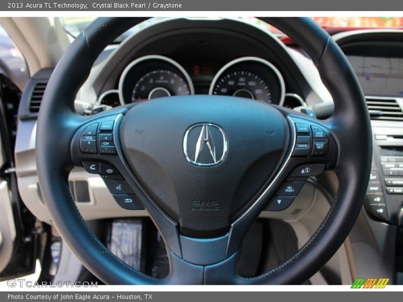 Crystal Black Pearl / Graystone 2013 Acura TL Technology