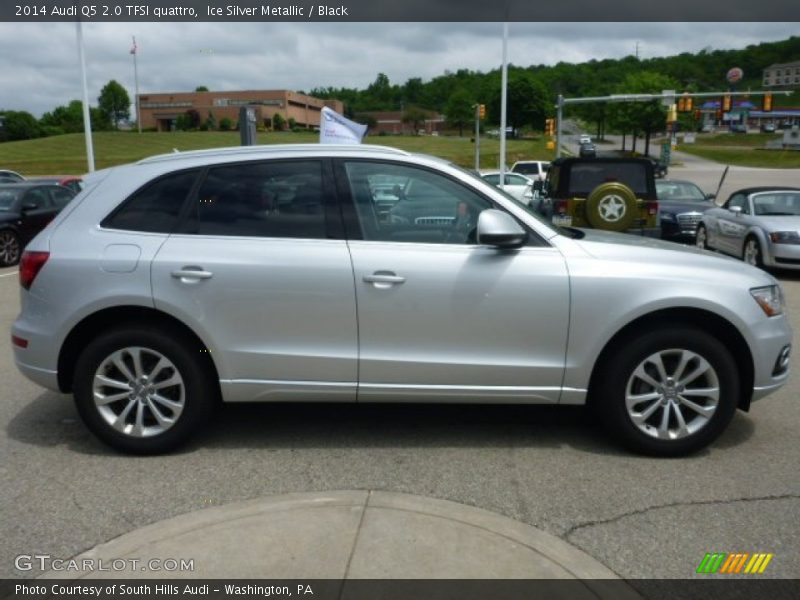 Ice Silver Metallic / Black 2014 Audi Q5 2.0 TFSI quattro