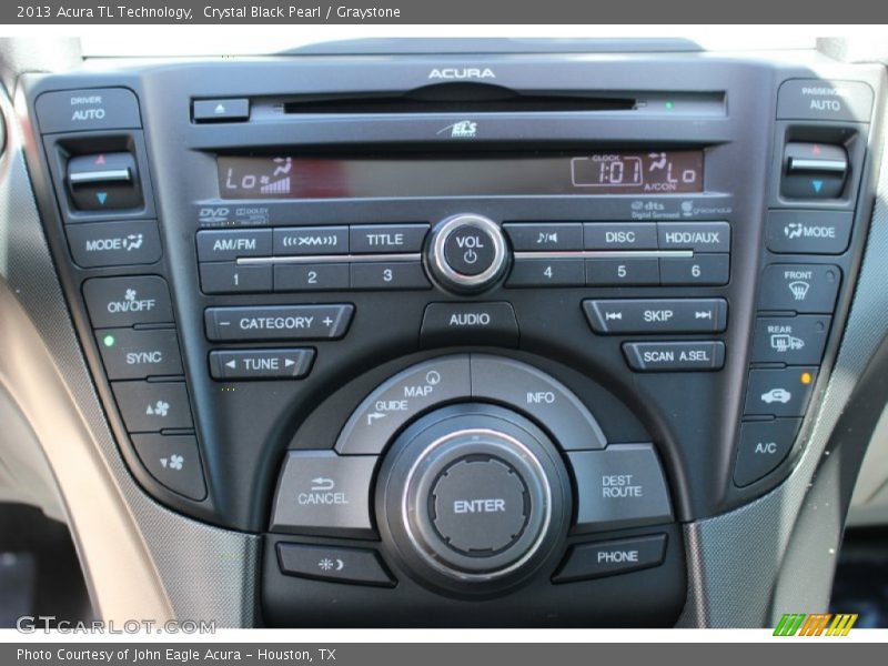Crystal Black Pearl / Graystone 2013 Acura TL Technology