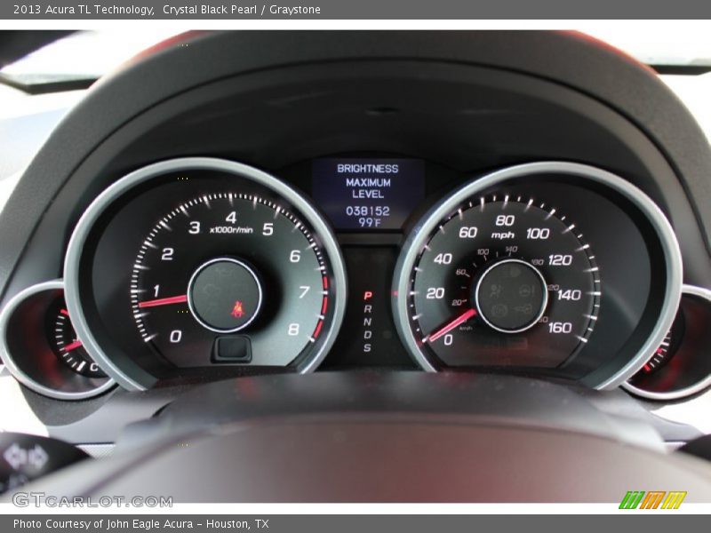 Crystal Black Pearl / Graystone 2013 Acura TL Technology