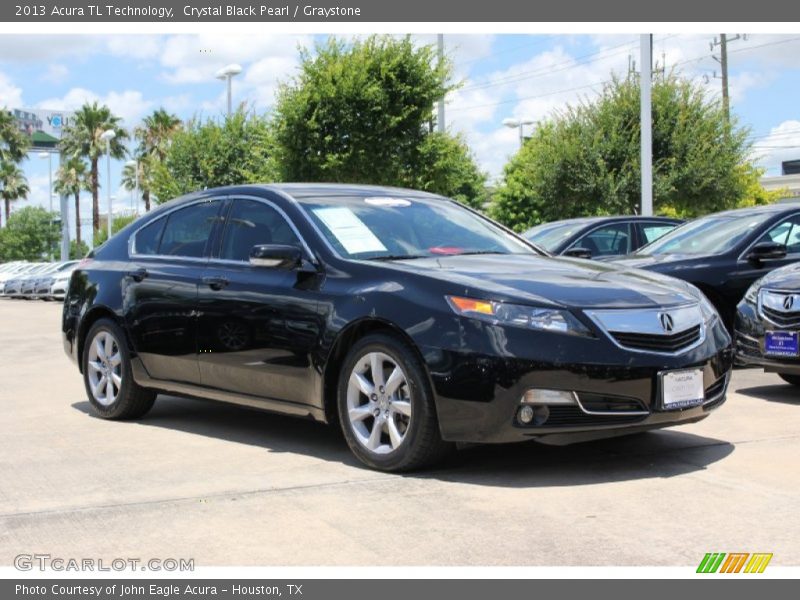 Crystal Black Pearl / Graystone 2013 Acura TL Technology