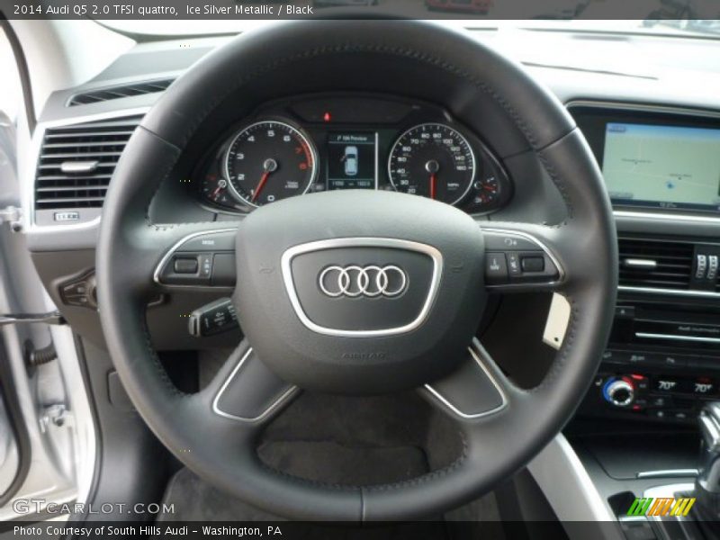 Ice Silver Metallic / Black 2014 Audi Q5 2.0 TFSI quattro