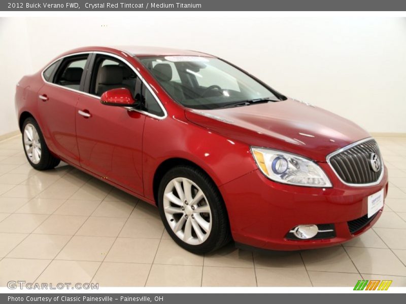 Crystal Red Tintcoat / Medium Titanium 2012 Buick Verano FWD