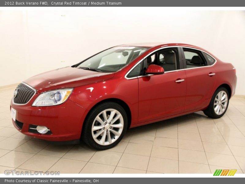 Crystal Red Tintcoat / Medium Titanium 2012 Buick Verano FWD