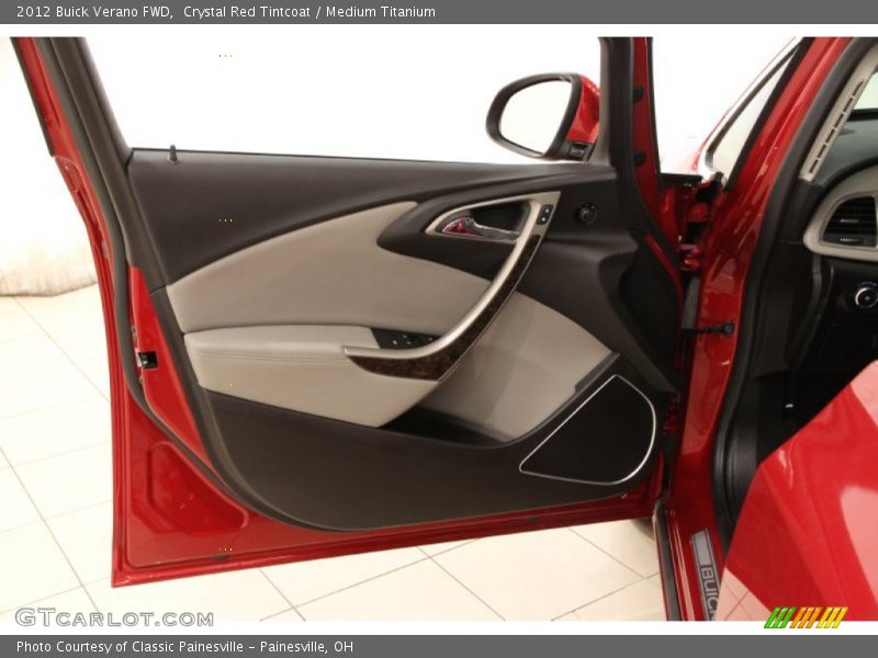 Crystal Red Tintcoat / Medium Titanium 2012 Buick Verano FWD