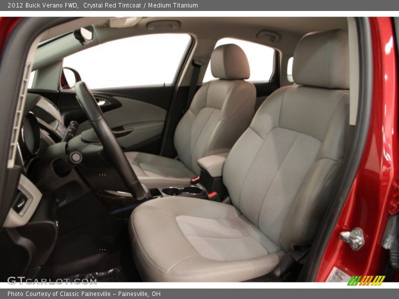Crystal Red Tintcoat / Medium Titanium 2012 Buick Verano FWD