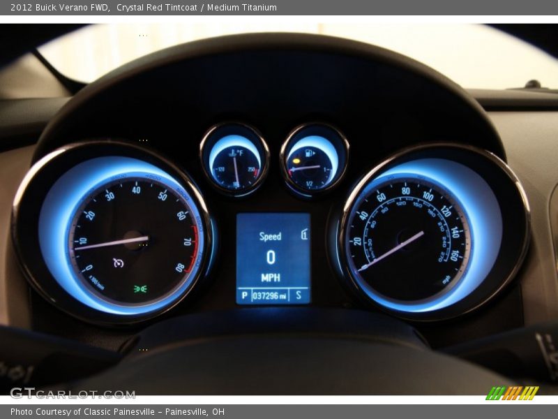 Crystal Red Tintcoat / Medium Titanium 2012 Buick Verano FWD