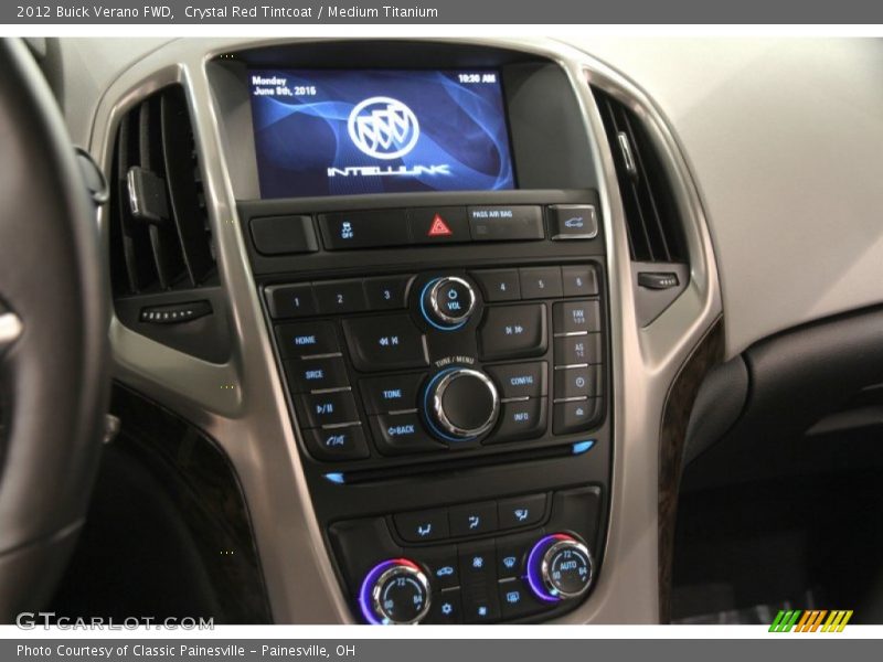 Crystal Red Tintcoat / Medium Titanium 2012 Buick Verano FWD