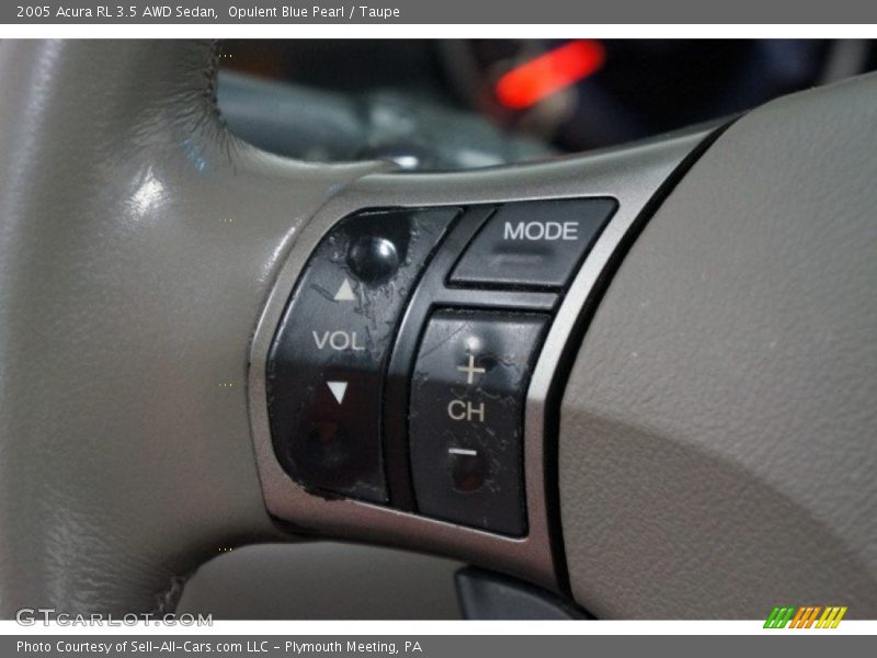 Opulent Blue Pearl / Taupe 2005 Acura RL 3.5 AWD Sedan