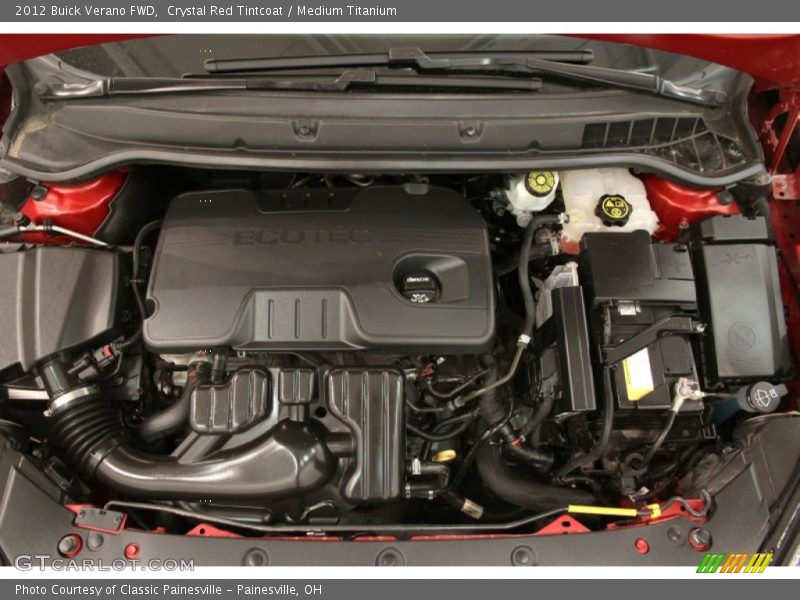 Crystal Red Tintcoat / Medium Titanium 2012 Buick Verano FWD