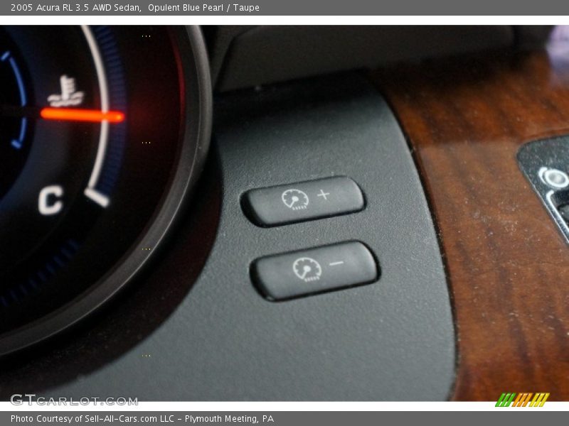 Opulent Blue Pearl / Taupe 2005 Acura RL 3.5 AWD Sedan