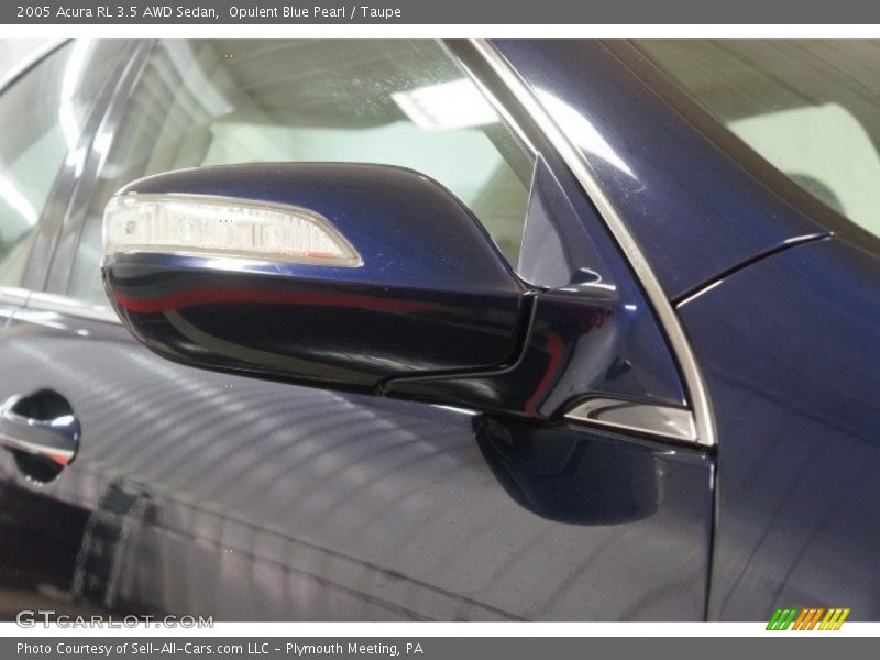 Opulent Blue Pearl / Taupe 2005 Acura RL 3.5 AWD Sedan