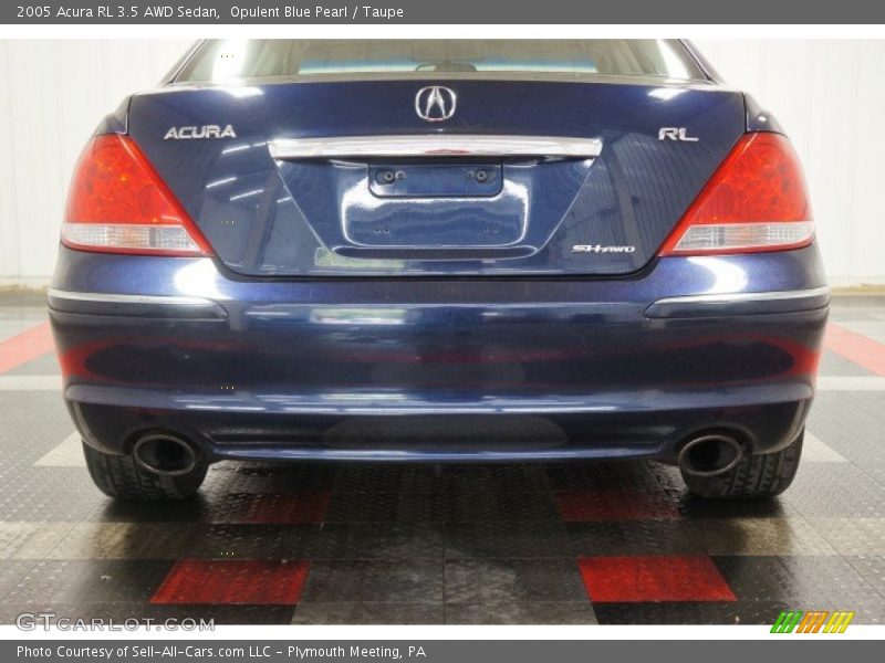 Opulent Blue Pearl / Taupe 2005 Acura RL 3.5 AWD Sedan