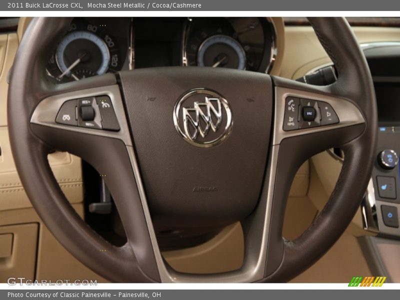 Mocha Steel Metallic / Cocoa/Cashmere 2011 Buick LaCrosse CXL