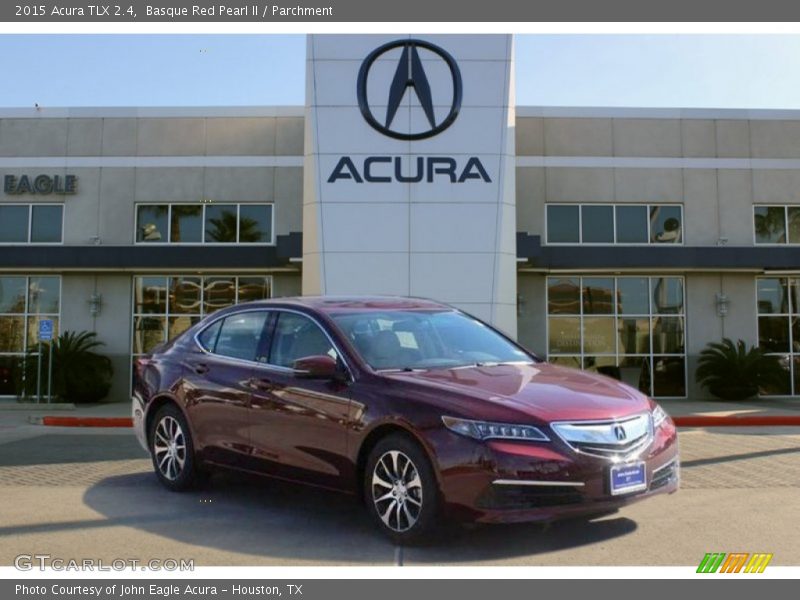 Basque Red Pearl II / Parchment 2015 Acura TLX 2.4