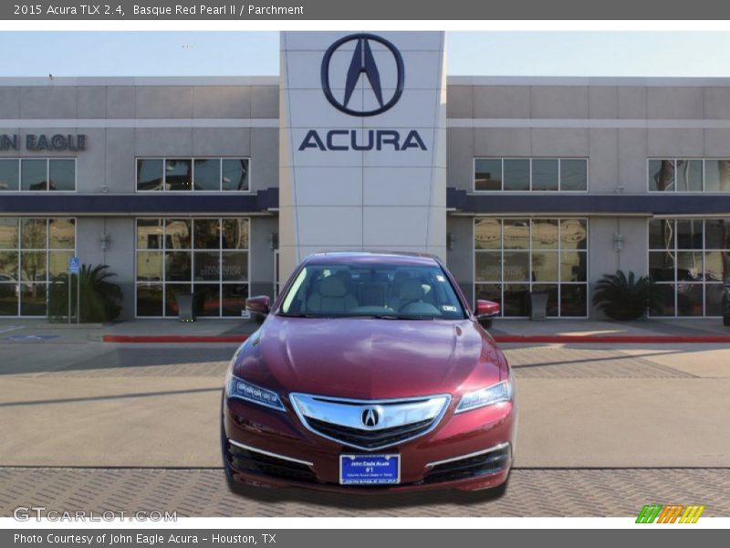 Basque Red Pearl II / Parchment 2015 Acura TLX 2.4