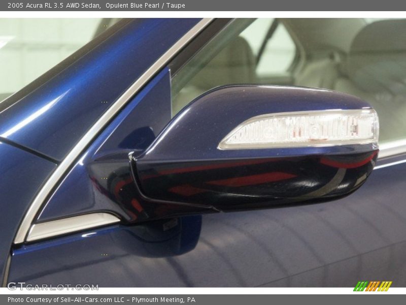 Opulent Blue Pearl / Taupe 2005 Acura RL 3.5 AWD Sedan